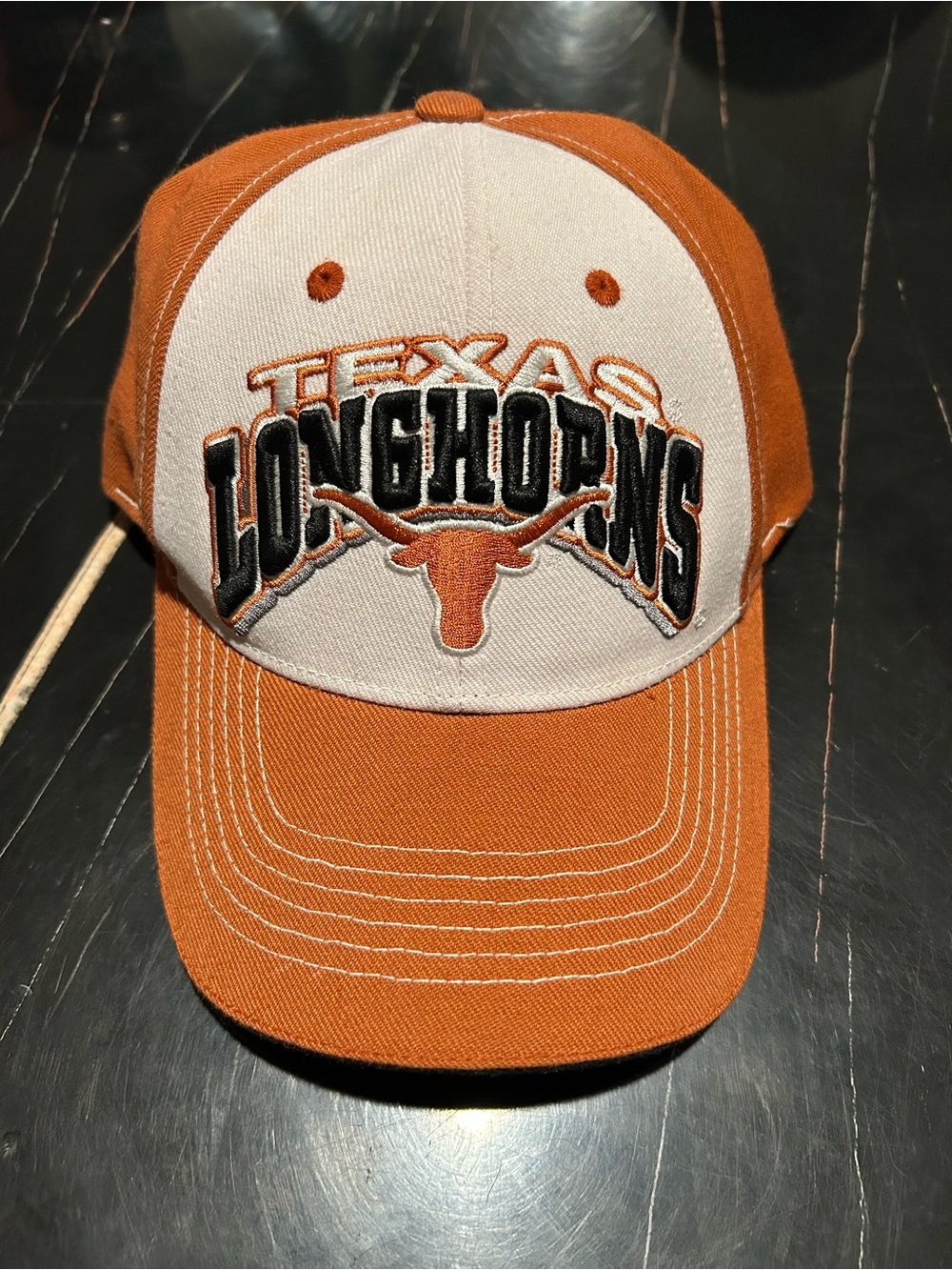 Top of the World Orange and White Collegiate Texas Longhorns Cap